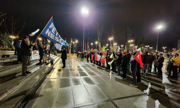 17 Ocak 2025 İnancın Zaferi Gazze Basın Açıklamamız